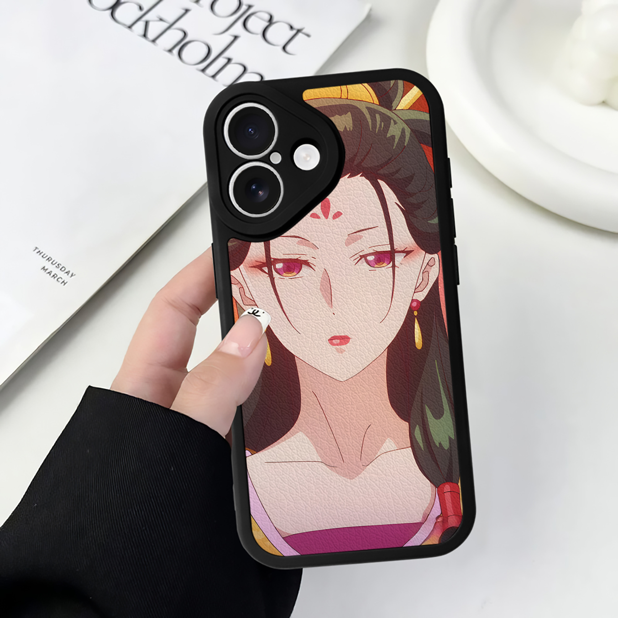 薬屋のひとりごと The Apothecary Diaries 【iPhone 16シリーズ対応】シリコンスマホケース（レザー調） 材質：シリコン